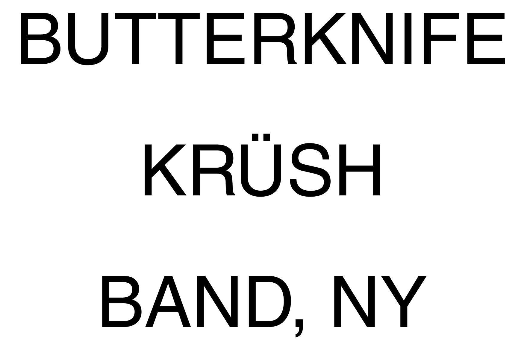 Butterknife Krüsh — Portraitserie Marcel Koehler