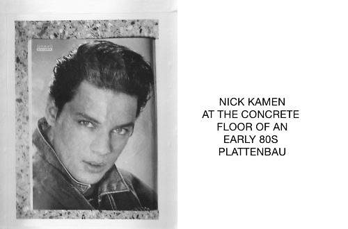 Nick Kamen at the concrete floor - © Marcel Koehler