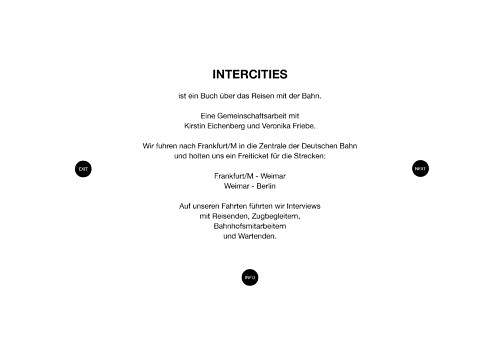 Intercities — Buch über das Reisen mit der Bahn - © Marcel Koehler